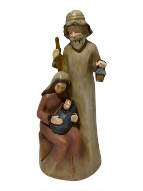 Tii Collections Resin Nativity Holy Family Figurine Mary Jesus Joseph